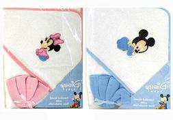 W Washcloth - Blue Pink