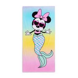 DISNEY MINNIE MOUSE MERMAID BEACH TOWEL NEW!