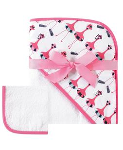 And Washcloth Set Pink Flamingo