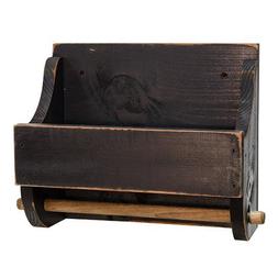 Holder Wood Shelf Bin