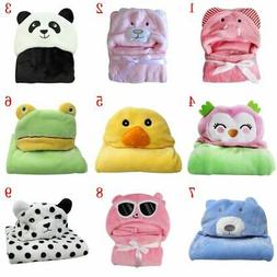Sleeping Blanket Cute Hooded Wrap Bathrobe