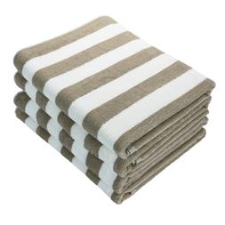 S - 30 X 70 Extra Large Striped Cotton Bath Towels