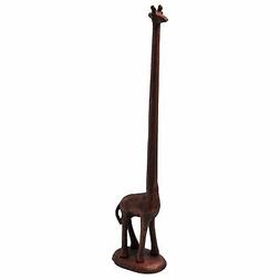 Holder Or Free Standing Toilet Paper Holder- Cast Iron Giraf