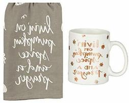 DHE Primitives by Kathy 2 Piece Fall Kitchen Bundle, Mug and