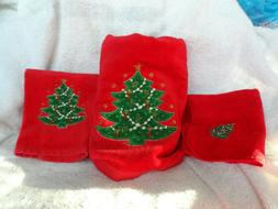 S Bath Set W/ Green Trees