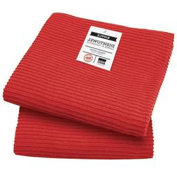 Now Designs Ripple Towel, Red