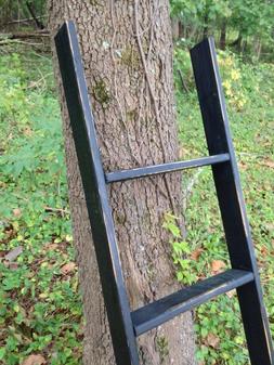Rustic Ladder, 60" Reclaimed Wood Blanket Ladder, Quilt Rack