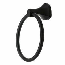 Ring Wall Mounted Bathroom Hardware Accessory, Black