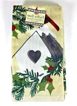 S: Christmas Holly Cardinal 100% Cotton