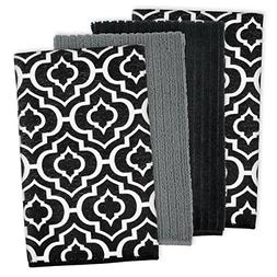 S For Kitchens Dishes Car Dusting 16" X 19" Lattice Black
