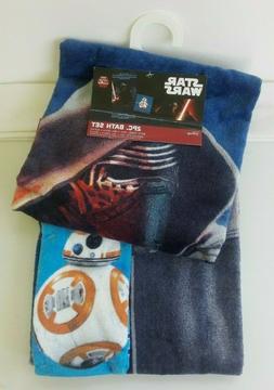 & Washcloth-jay Franco Classic Star Wars Episode 7, Kids Blu