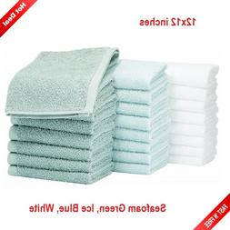 Set Luxury Washcloth 100% Cotton Soft Bath Absorb Wash Cloth