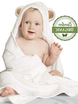 And Washcloth Set - Cute Bear Ears - Large Hooded Baby Bath 
