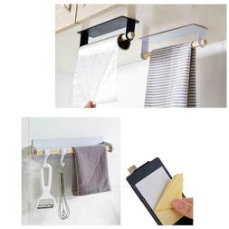 Holder Roll Paper Storage Self-adhesive Rack Su E5n8