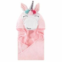 Hudson Baby Unisex Baby Animal Face Hooded Towel, Whimsical 