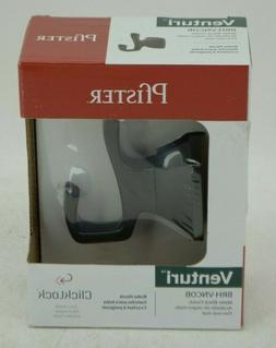 Pfister Venturi Robe Hook in Matte Black BRH-VNC0B