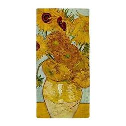 CafePress Vincent Van Gogh Sunflower Painting Beach Towel 