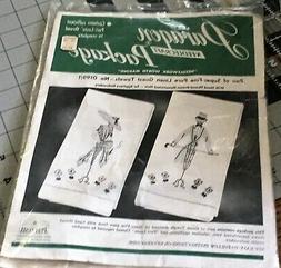 Embroidery Applique Kit Lady & Gent