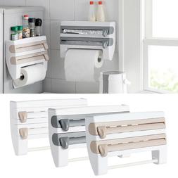 Holder Cling Film Tinfoil Triple Roll Dispenser