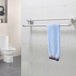 Rack Bar Double Rail Holder Storage Shelf Aluminum Bathroom