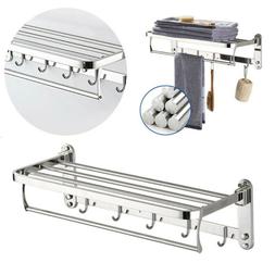 Rack Rail Storage Holder Shelf Bathroom Hotel Stainless Stee