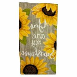 You Are My Sunshine Sunflower Kitchen Towel